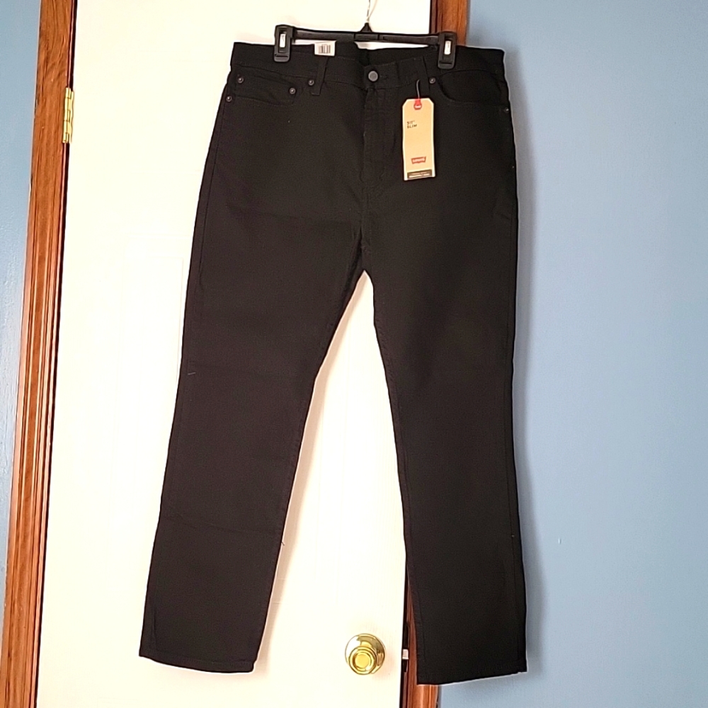 🆕️ Levi's 511 Men's Slim Black Jeans  Size 38x30